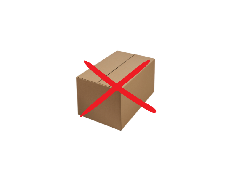 Box with cross due to moving dangerous goods